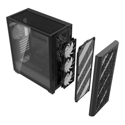 ADATA  VALOR AIR PRO VALORAIRPROMTA-BKCWW (E-ATX ガラス ブラック) 