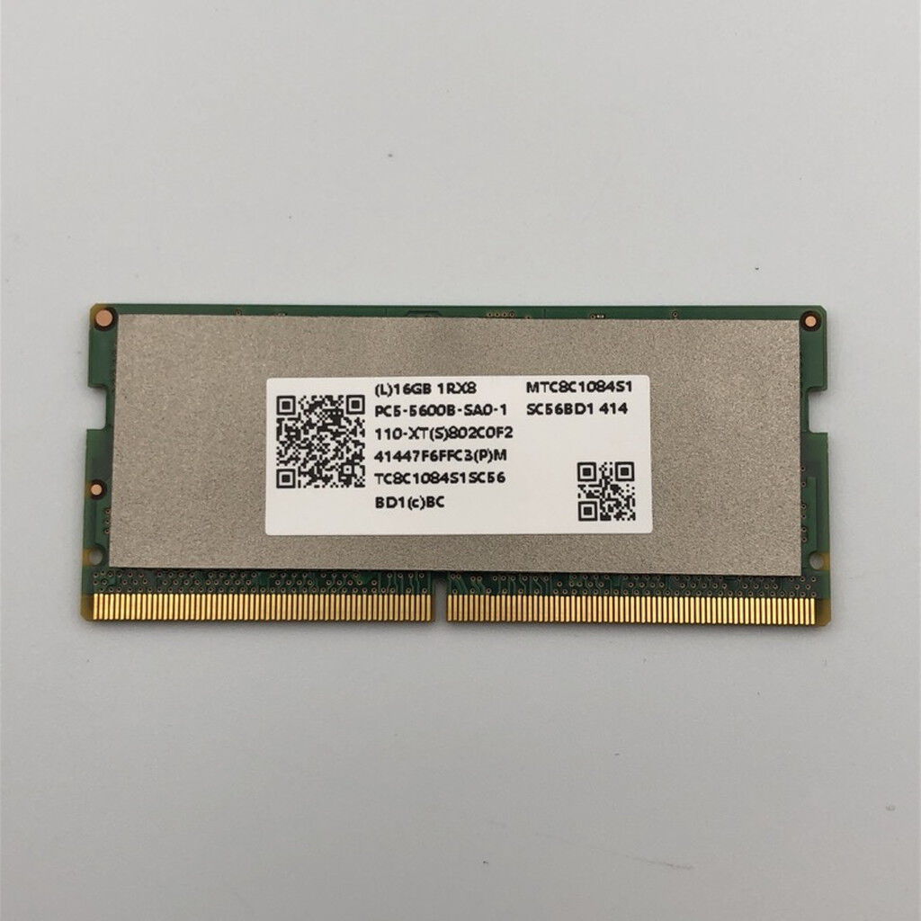 中古 PC5-44800 16GB ノート用(DDR5-5600) 178698 （368542