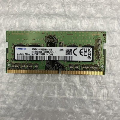 【秋葉原本店】中古  PC4-25600 8GB ノート用(DDR4-3200) 158771 