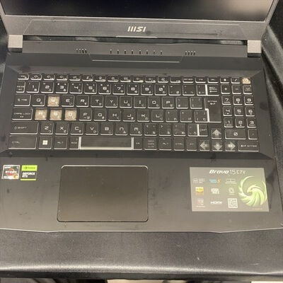 【横浜駅前店】中古  MSI Bravo 15 C7VE(Ryzen 5 7535U/16GB/SSD512GB/RTX4050/W11H) 3400009625 