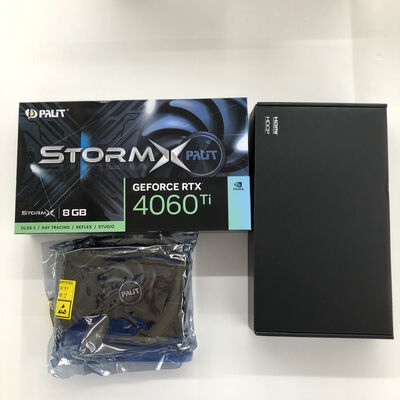 【福山ココローズ店】中古  Palit NE6406T019P1-1060F (RTX4060Ti StormX 8G) 3480024626【8/14価格改定!】 