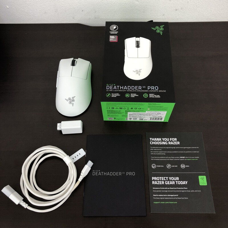 中古 Razer DeathAdder V3 Pro White(RZ01-04630200-R3A1