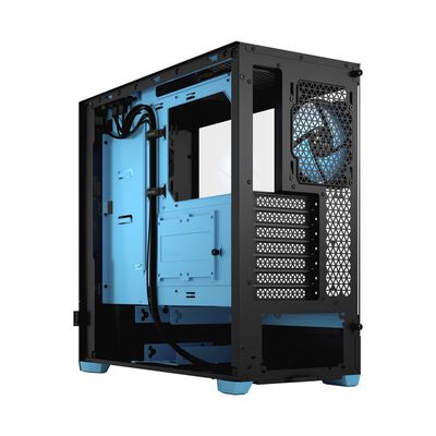 Fractal Design  Pop Air RGB Cyan Core TG Clear Tint FD-C-POR1A-02 (ATX) ドスパラ限定モデル 