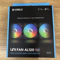 中古  Lian Li UF-AL120-1B(UNI FAN AL120 BK 1PK) 4990001698 