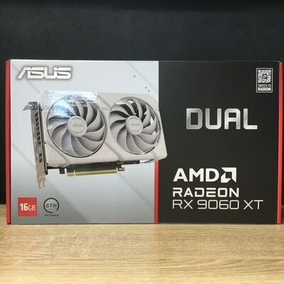 【松山環状枝松店】中古  ASUS DUAL-RX9060XT-16G-WHITE (RX9060XT 16GB) 4560001478 