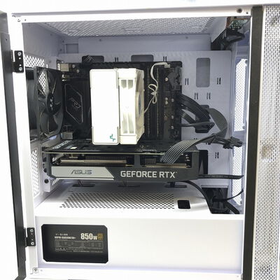 【宇都宮鶴田店】中古  自作PC(i5 12400F/32GB/SSD1TB+240GB/HDD1TB/RTX3060Ti) 5280001793 