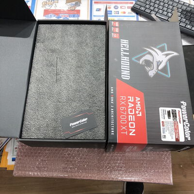 【宮崎恒久店】中古  PowerColor AXRX 6700XT 12GBD6-3DHL (RX6700XT 12GB) 144983 