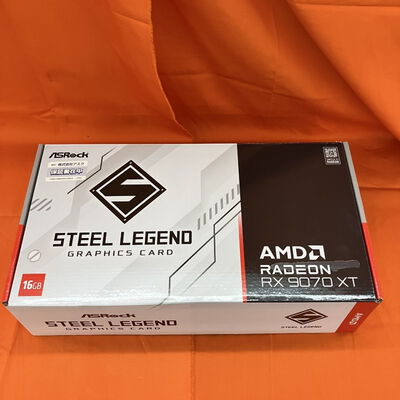【なんば店】中古  ASRock RX9070XT SL 16G Steel Legend 16GB (RX9070XT 16G) 176937 
