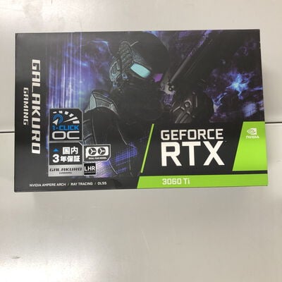 【宮崎恒久店】中古  【LHR版】玄人志向 GG-RTX3060Ti-E8GB/DF/LHR (RTX3060Ti 8GB) 146431 
