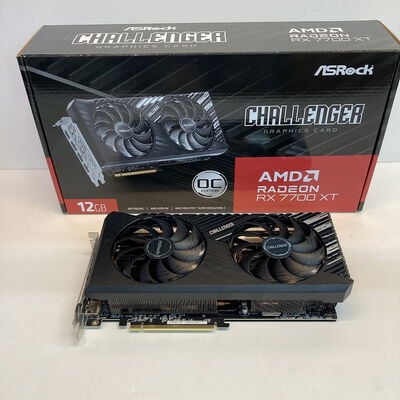 【京都店】中古  ASRock RX7700XT CL 12GO RX7700XT Challenger OC (RX7700XT 12G) 162739 