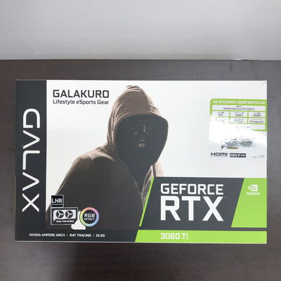 【福山ココローズ店】中古  玄人志向 GALAKURO GK-RTX3060Ti-E8GB/WHITE/LHR（RTX3060Ti 8GB） 3480038728 