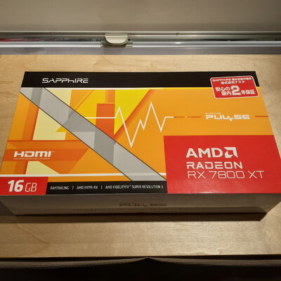 【鹿児島店】中古  SAPPHIRE 11330-02-20G PULSE RX7800XT GAMING (RX7800XT 16GB) 162728