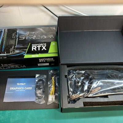 【静岡東瀬名店】中古  Palit RTX3070 JetStream OC NE63070T19P2-1040J (RTX3070 8G) 143909 