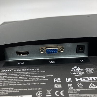 【なんば店】中古  MSI PRO MP241 (23.8インチ/フルHD/1920x1080) 3280024288 