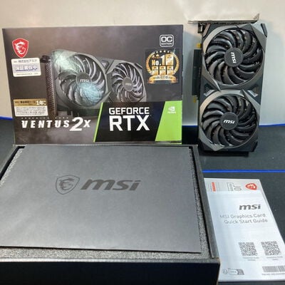 【大宮店】中古  MSI GeForce RTX 3060 VENTUS 2X 12G OC (RTX3060 12GB) 144777 