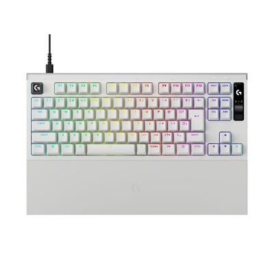 Logicool  PRO X2 RAPID 有線ゲーミングキーボード G-PKB-TKL-RT2WH (ホワイト) 