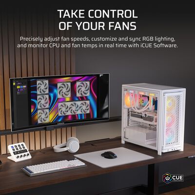 Corsair  iCUE LINK RX120 II RGB Fan Expansion White CO-9051058-WW (ホワイト) 