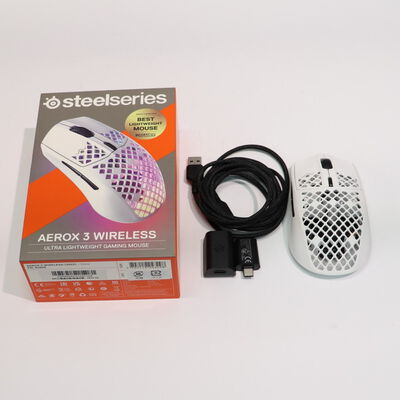 【札幌店】中古  SteelSeries Aerox 3 Wireless (2022) Snow (62608) 3250005681 