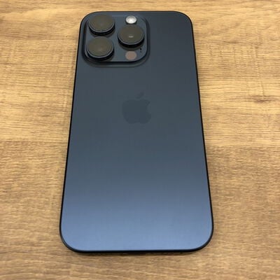 【宇都宮鶴田店】中古  【国内版SIMフリー】Apple iPhone15 Pro 6.1インチ 512GB ブルーチタニウム MTUL3J/A 161246 