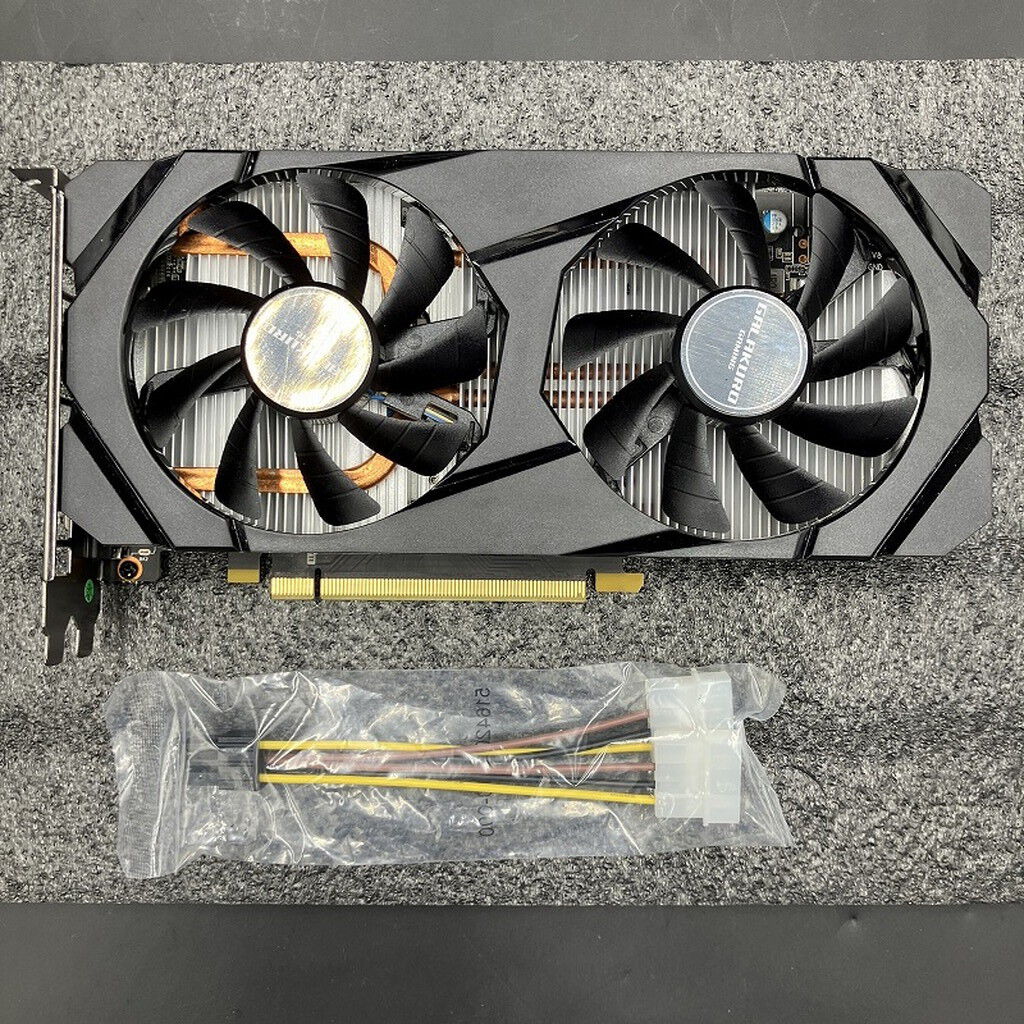 中古 玄人志向 GG-GTX1660-E6GB/DF (GTX1660 6G GDR5) 3400008828