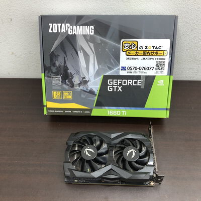 【福山ココローズ店】中古  ZOTAC ZT-T16610F-10L (GTX1660Ti 6G GDR6 GAMING ) 139075 