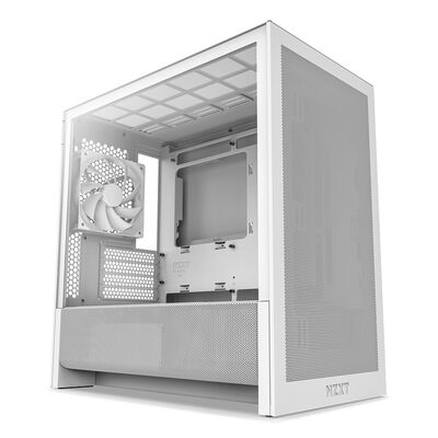 NZXT  H3 FLOW CC-H31FW-01 (MicroATX ガラス ホワイト) 