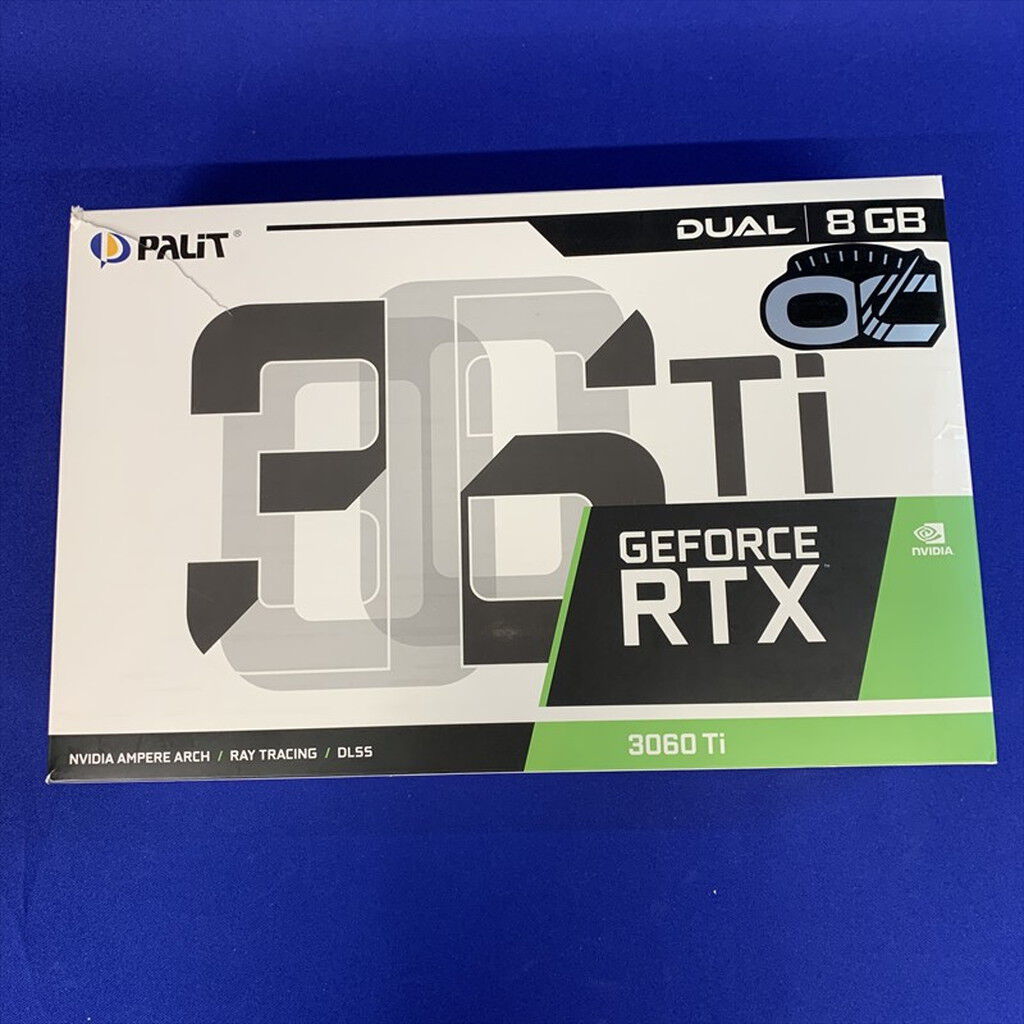 中古 Palit RTX3060Ti Dual OC NE6306TS19P2-190AD (RTX3060Ti 8GB