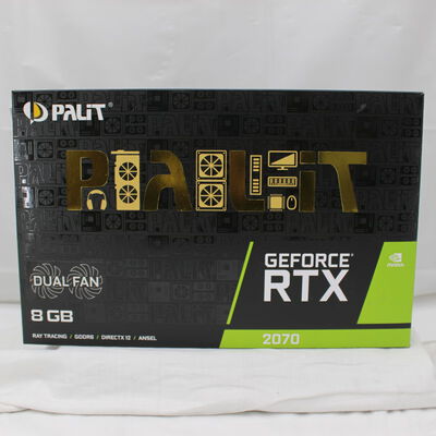 【通販センター】中古  Palit NE62070015P2-1062A(RTX2070 8GGD61D1H3P) 138340 