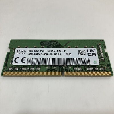 【神戸・三宮店】中古  PC4-25600 8GB ノート用(DDR4-3200) 158771 