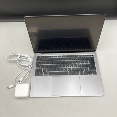 【熊本浜線店】中古  Apple MacBook Air 13.3インチ (i5 1.6GHz/8GB/128GB) シルバー Touch ID True Tone搭載モデル MVFK2J/A (Mid 2019) 4640002721 