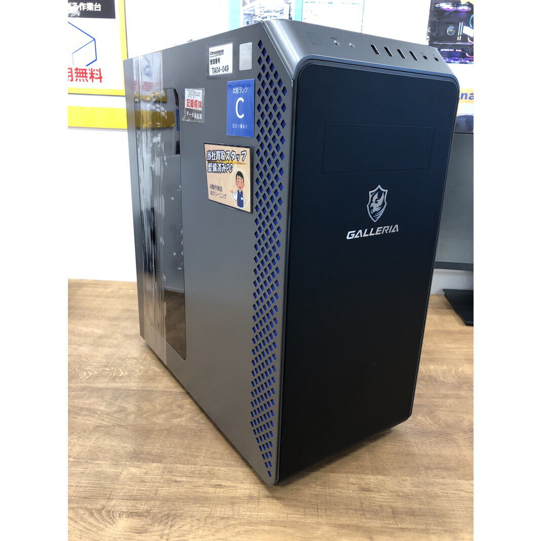 中古 THIRDWAVE GALLERIA SK(Intel Core i9 10850K/32GB/SSD2TB