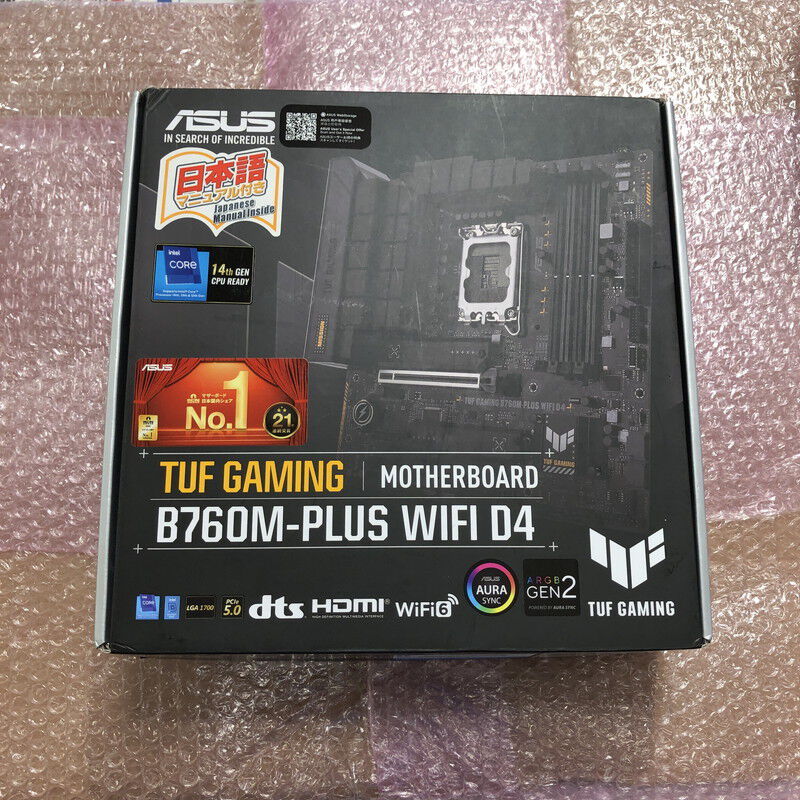 ASUS TUF GAMING B760M-PLUS WIFI D4 ジャンク 中古 ASUS TUF GAMING B760M-PLUS WIFI D4(B760 mATX DDR4 167274