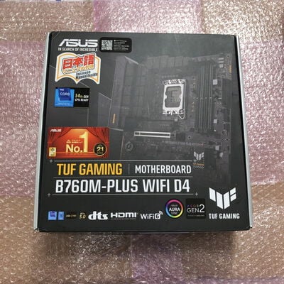 【宮崎恒久店】中古  ASUS TUF GAMING B760M-PLUS WIFI D4(B760 mATX DDR4 167274 
