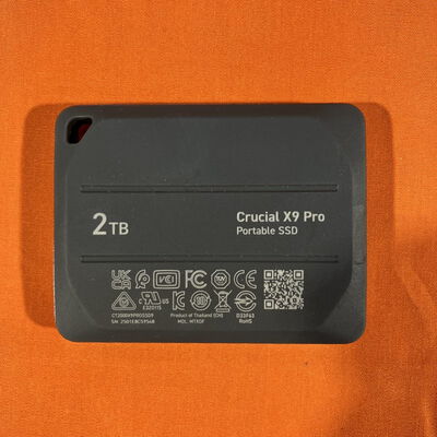【なんば店】中古  Crucial X9 Pro CT2000X9PROSSD9 (USB3.2 外付 2TB) 3280021279 