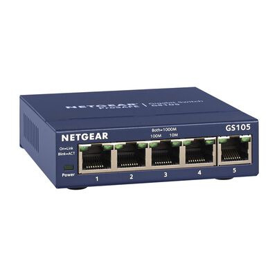 NETGEAR  GS105-500JPS (ギガビット5ポート アンマネージスイッチ) 