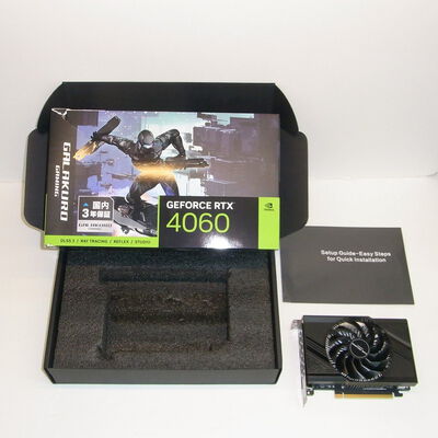 【京都店】中古  玄人志向 GG-RTX4060-E8GB/SF (RTX4060 8G) 3480025130 