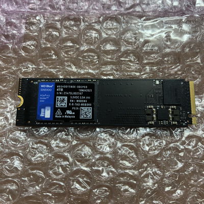 【宮崎恒久店】中古  W.D. SN5100 WDS400T5B0E (2280 NVMe Gen4 4TB QLC) 1460028615 