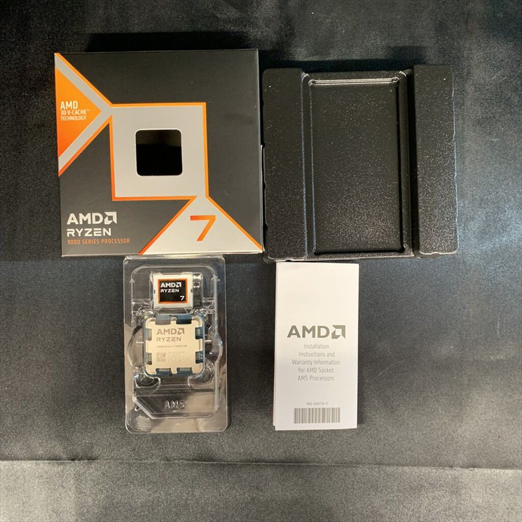 中古 AMD Ryzen 7 9800X3D (AM5/4.7/104M/C8/T16/120W) 172566