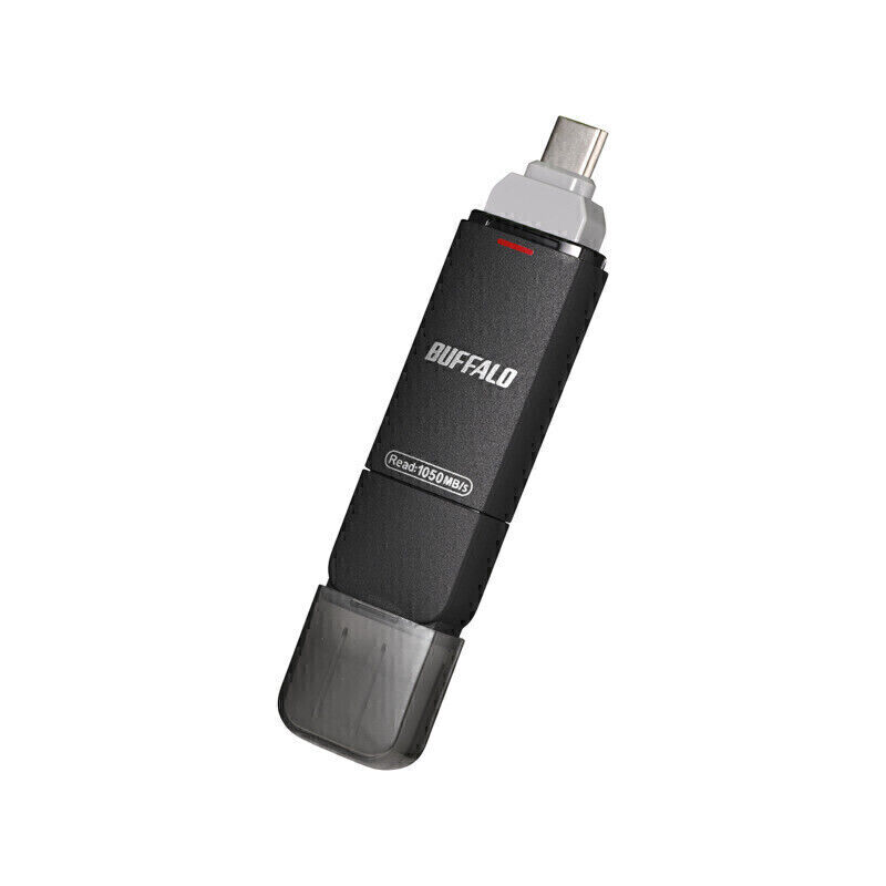 BUFFALO SSD-SDH1.0U3BA/D (USB3.2 Gen2 ポータブルSSD 1TB