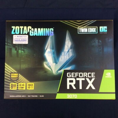 【川崎店】中古  ZOTAC GAMING GeForce RTX 3070 Twin Edge OC ZT-A30700H-10P (RTX3070 8G) 143904 