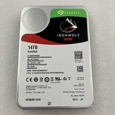 【新潟店】中古  各社 3.5インチ HDD 14TB SATA （デスクトップ用） 138694 