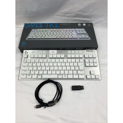 【仙台店】中古  logicool Logicool G913 TKL LIGHTSPEED Wireless RGB WH [日本語配列/有線/無線/USB/2.4Ghz/Bluetooth] 3240010040 