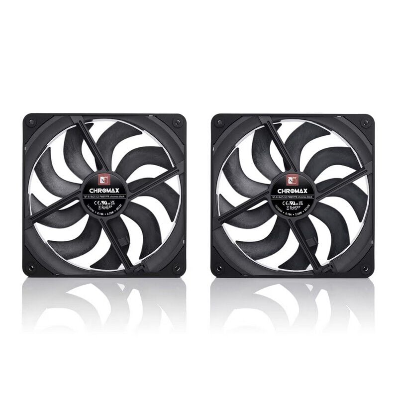 noctua NF-A14x25 G2 PWM Sx2-PP chromax.black (NF-A14x25-G2-PWM-SX2