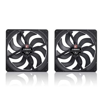 noctua  NF-A14x25 G2 PWM Sx2-PP chromax.black (NF-A14x25-G2-PWM-SX2-PP-CH-BK 2個パック) 