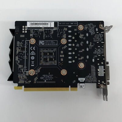 【津ラッツ店】中古  ZOTAC ZT-T16520P-10B (GTX1650 4G GDDR6)　 4990001439 