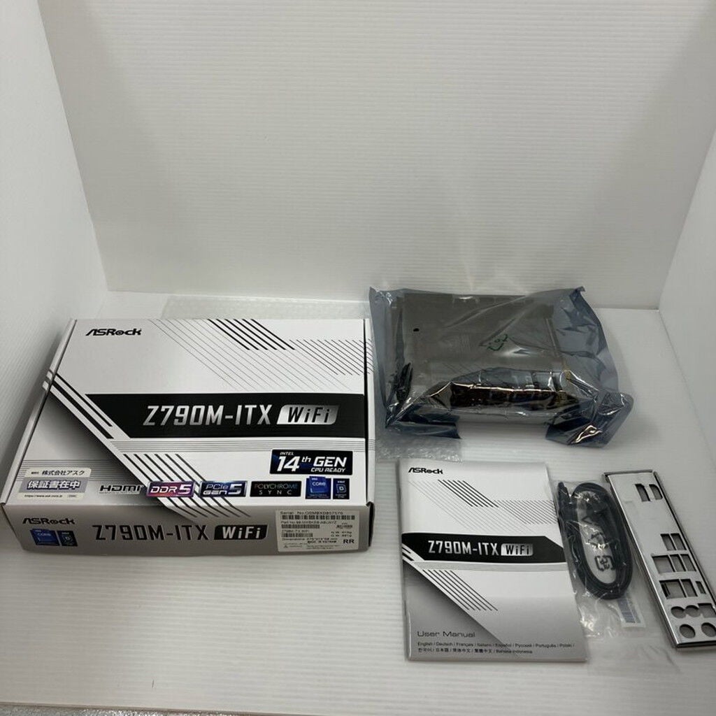 中古 ASRock Z790M-ITX WiFi (Z790 1700 mITX DDR5) 152761 （367648