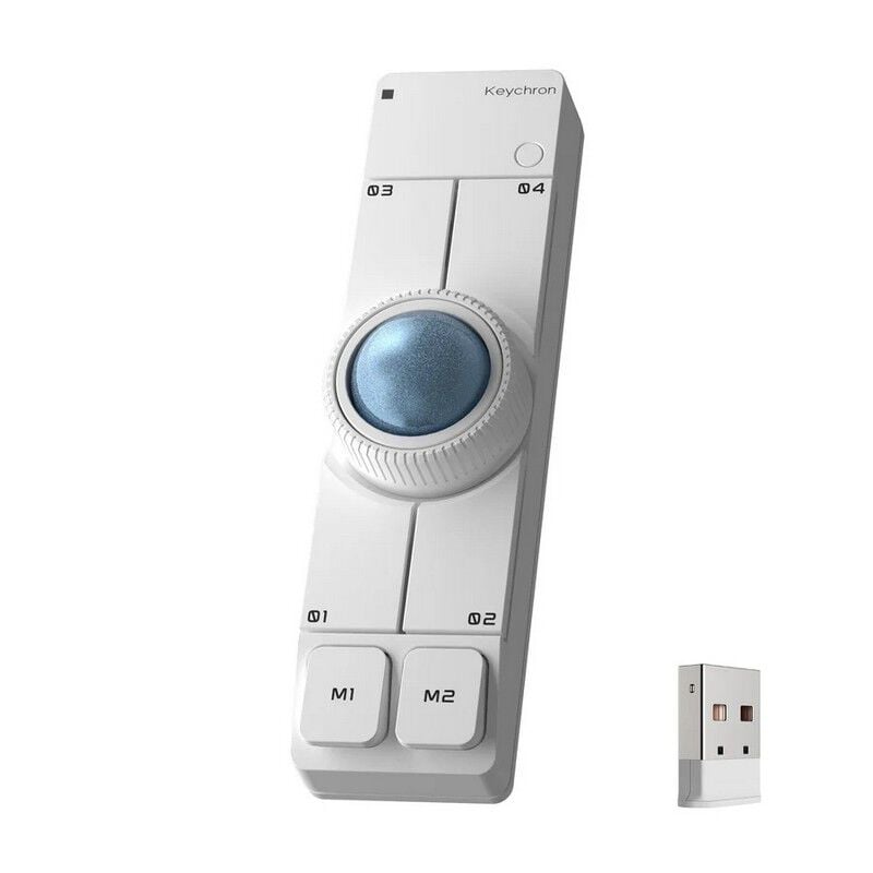 Keychron Nape Pro NP-3 (ワイヤレストラックボールマウス ホワイト