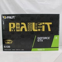 中古  Palit NE6166TS18J9-1160A (GTX1660Ti 6GB Dual OC) 192444 