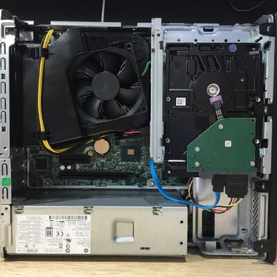 【松山環状枝松店】中古  HP ProDesk  600 G5 SFF(i5 9500/16GB/HDD500GB/DVD-MULTI/オンボード/W10P) 4560001558 