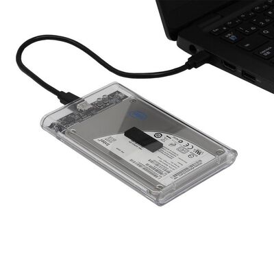 AINEX  HDE-22 (USB3.2Gen1・USB2.0対応 2.5インチSATA SSD／HDDクリアケース) 